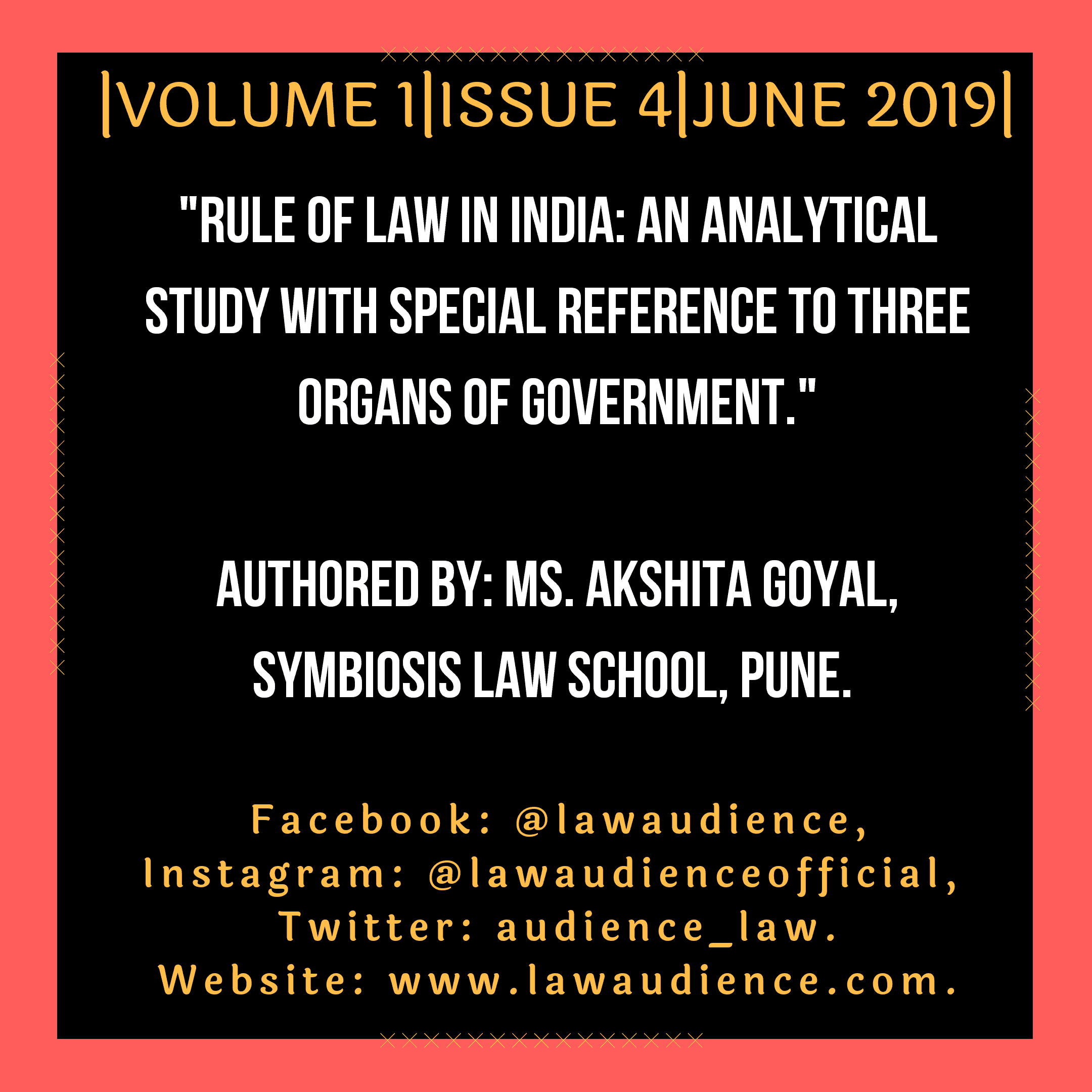 research paper on rule of law in india