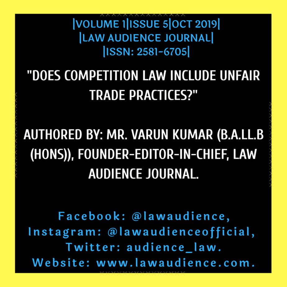 does-competition-law-include-unfair-trade-practices