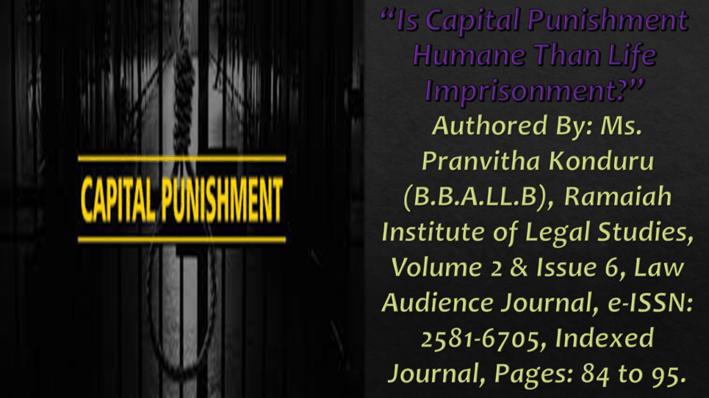 is-capital-punishment-humane-than-life-imprisonment