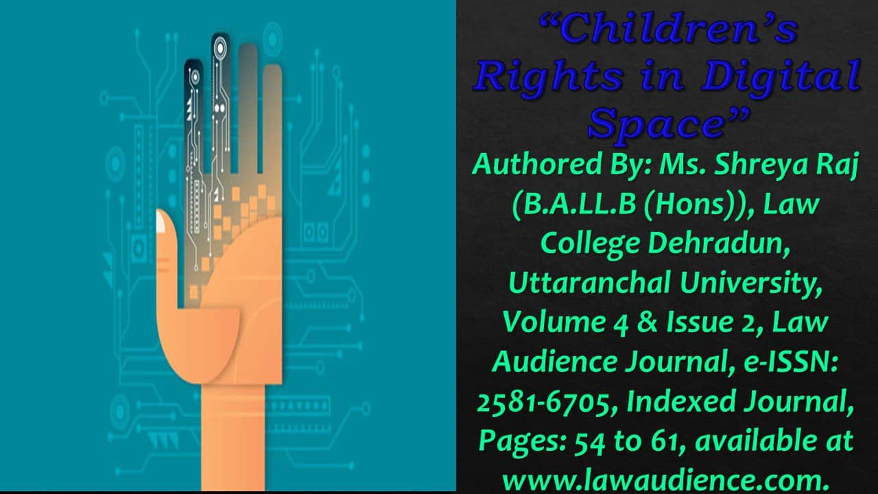 Read more about the article Children’s Rights in Digital Space