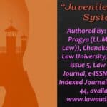 Juvenile Justice System