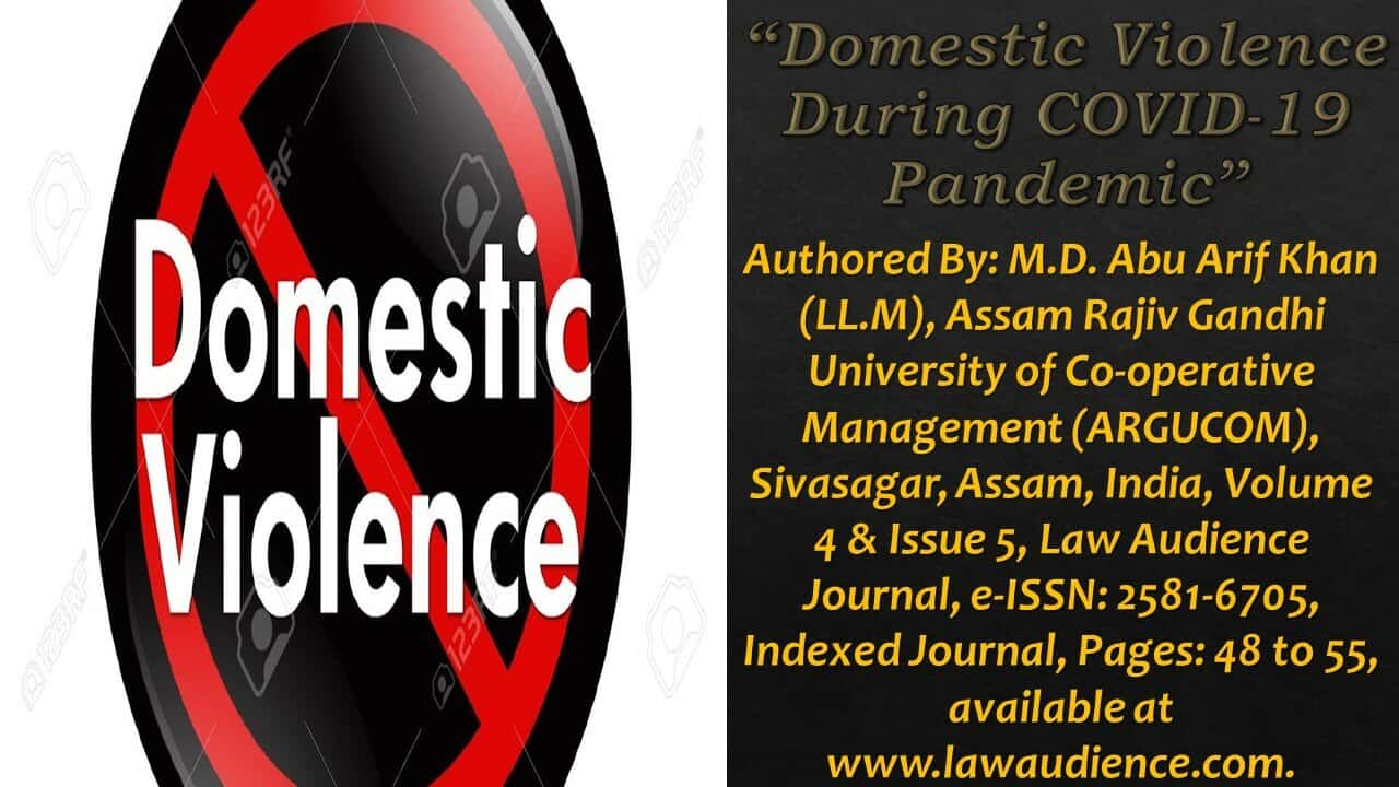 Read more about the article Domestic Violence During COVID-19 Pandemic