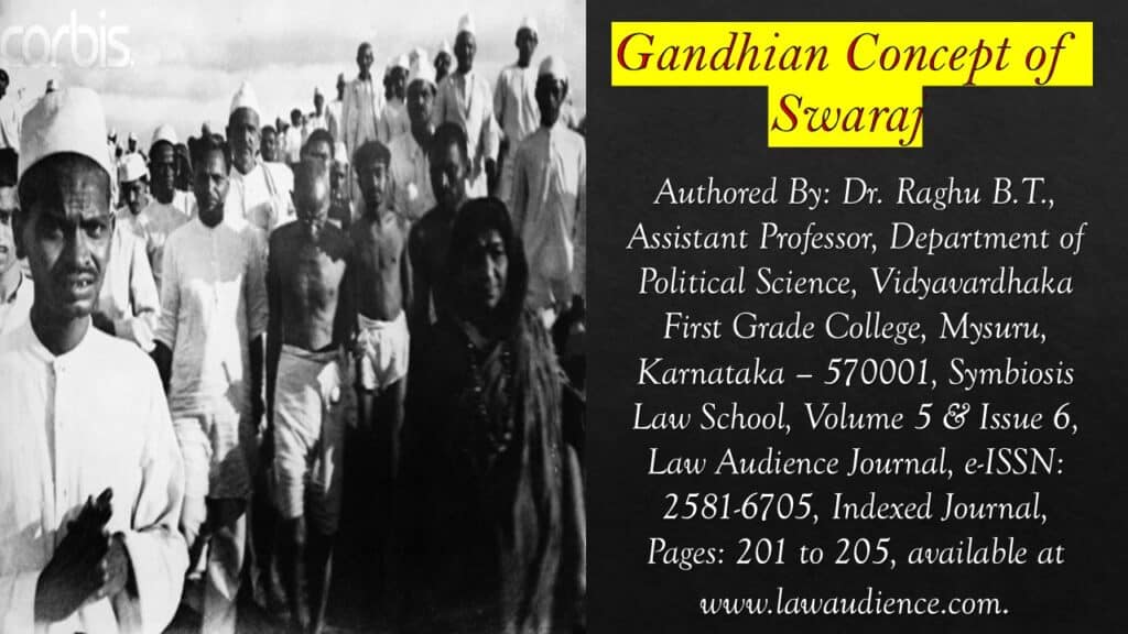 Gandhian Concept of Swaraj