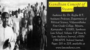 Read more about the article Gandhian Concept of Swaraj