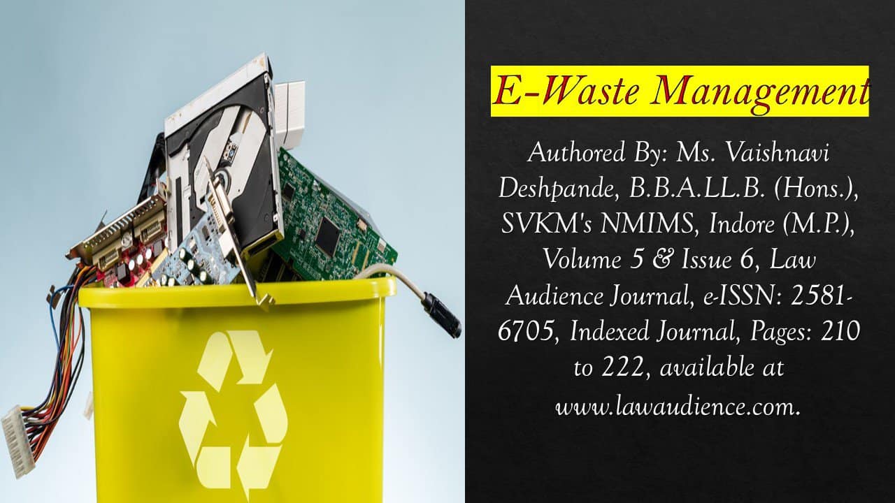 E-Waste Management