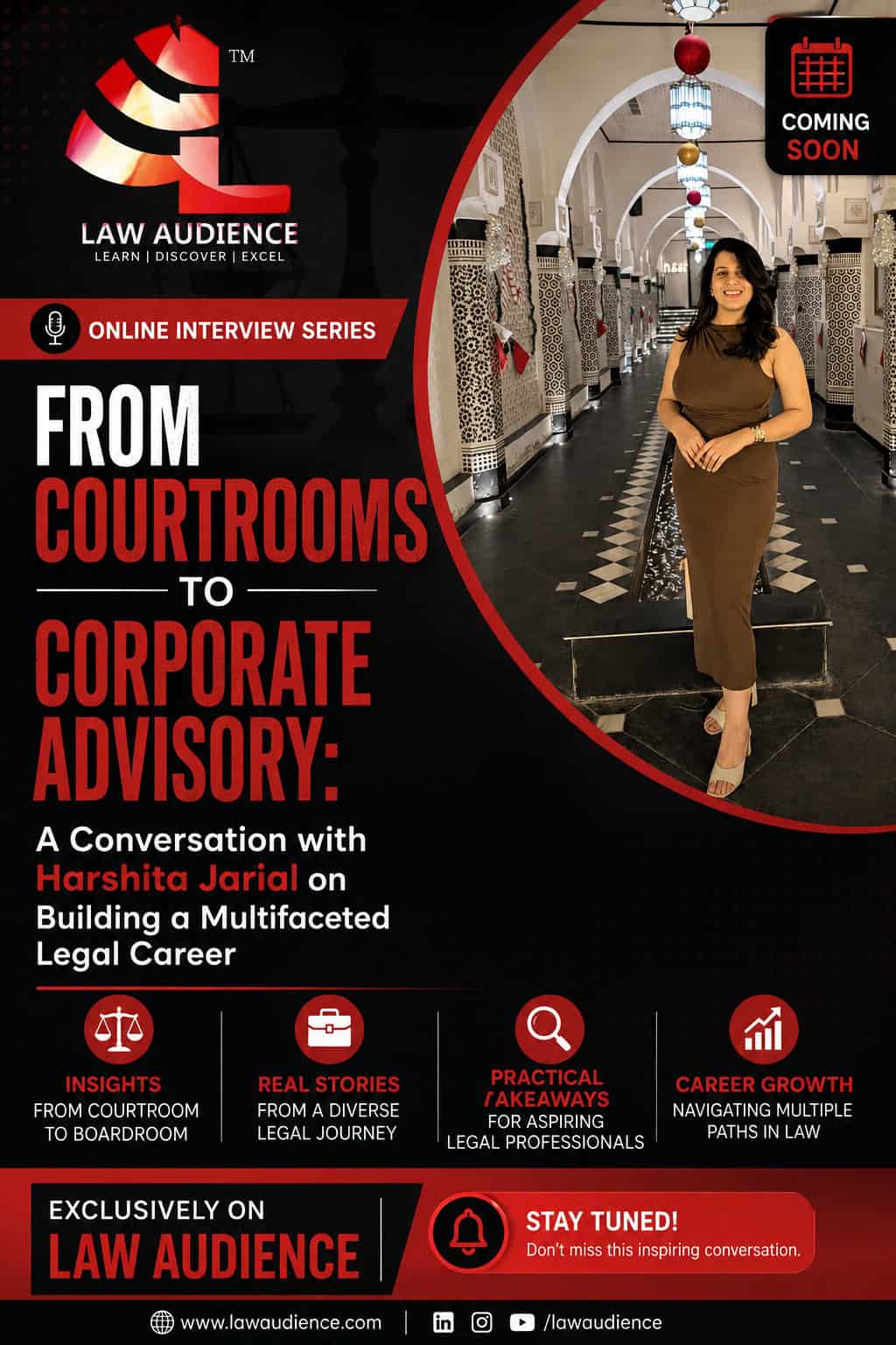 You are currently viewing From Courtrooms to Corporate Advisory: A Conversation with Harshita Jarial on Building a Multifaceted Legal Career
